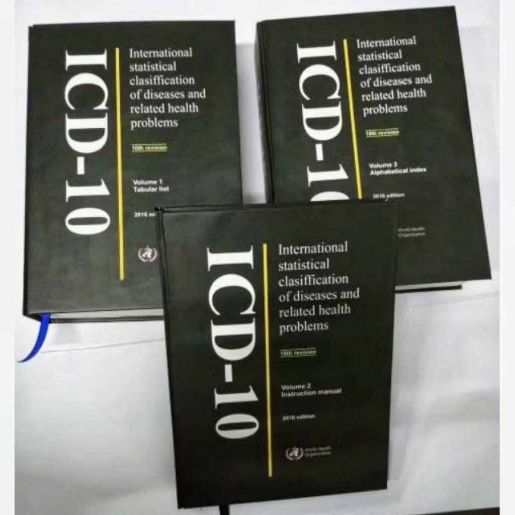 ICD - 10 new hard cover 2016 1 set lengkap