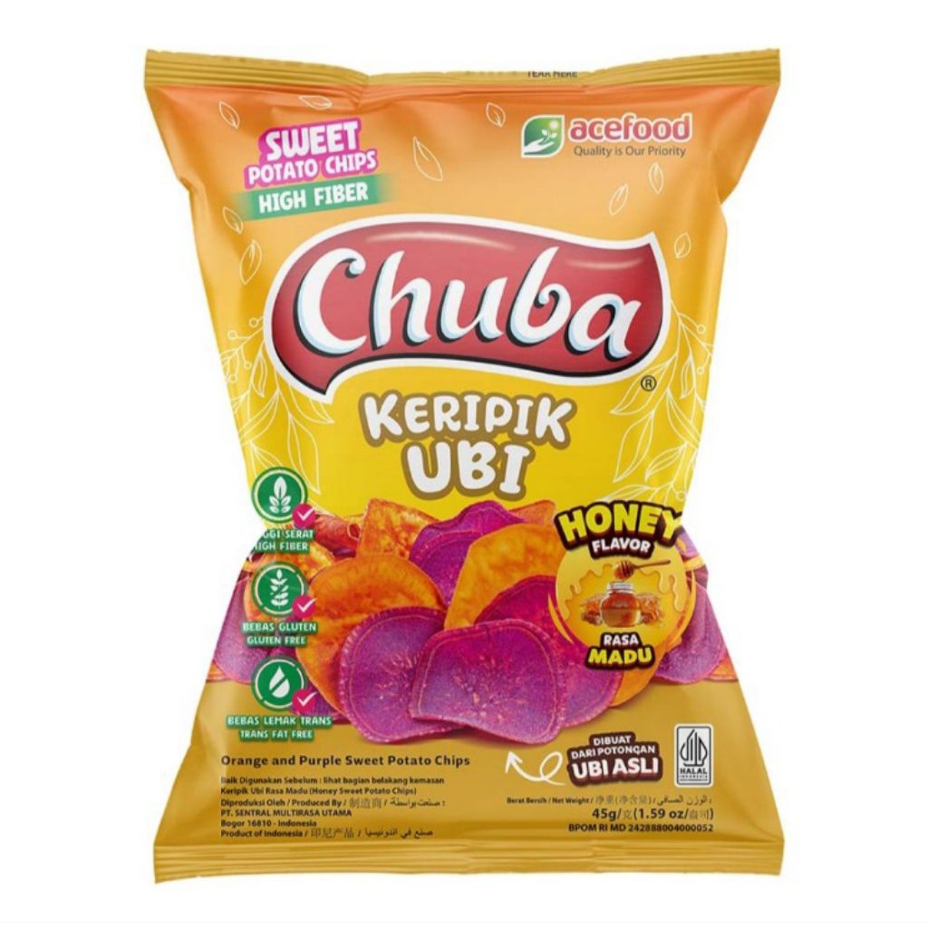 

Chuba Keripik Ubi Rasa Madu 45 g