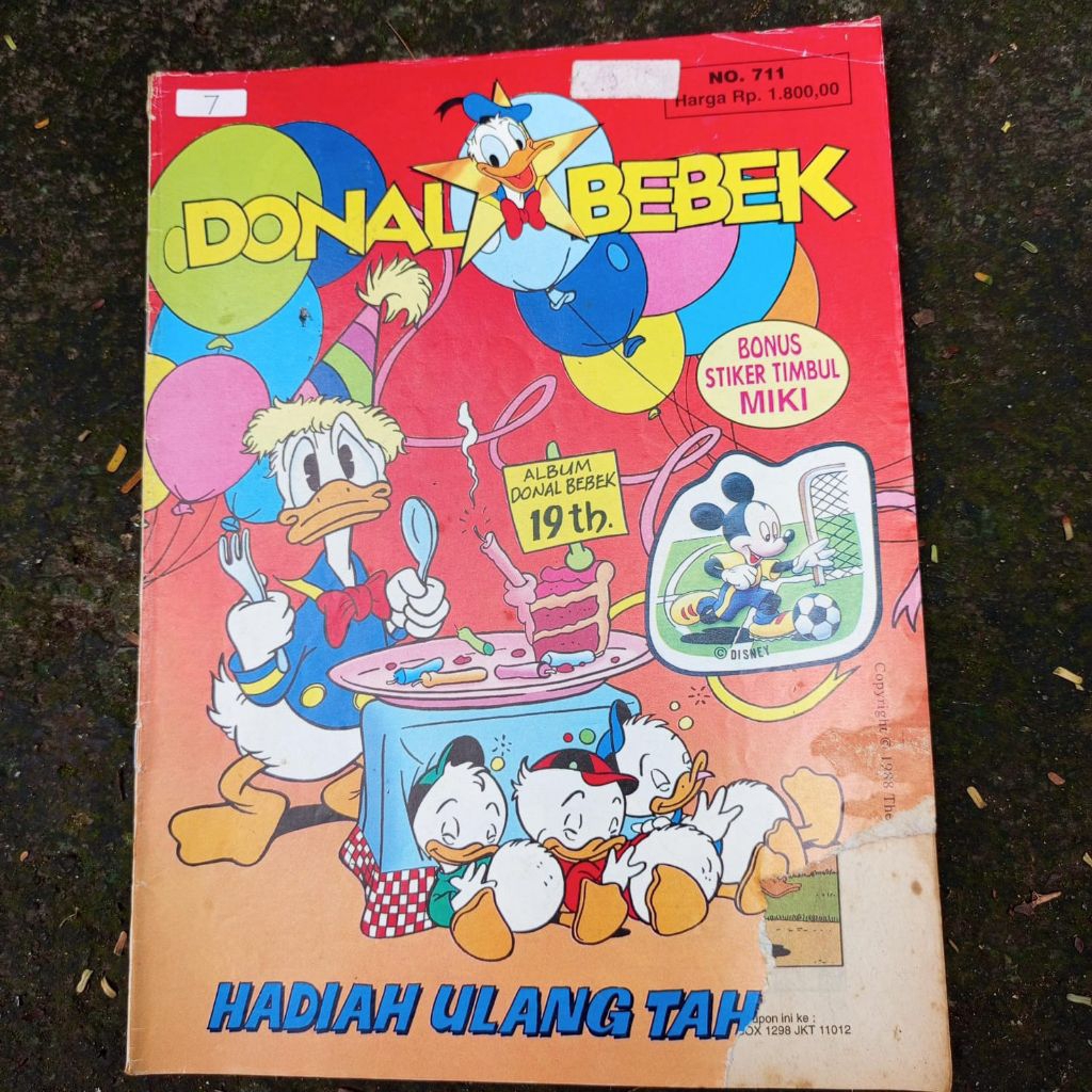 Donald Bebek No. 711 || komik Donald bebek (Bahasa Indonesia)– Edisi Koleksi “Hadiah Ulang Tahun” ||