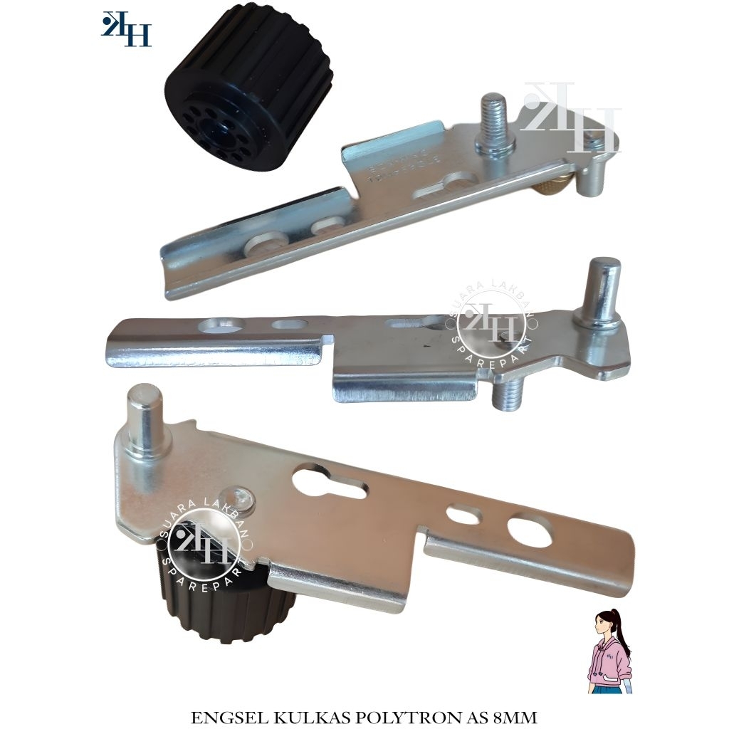 ENGSEL PINTU KULKAS POLYTRON / BRACKET PINTU BAWAH / DUDUKAN PINTU KULKAS AS 8MM / KAKI KULKAS
