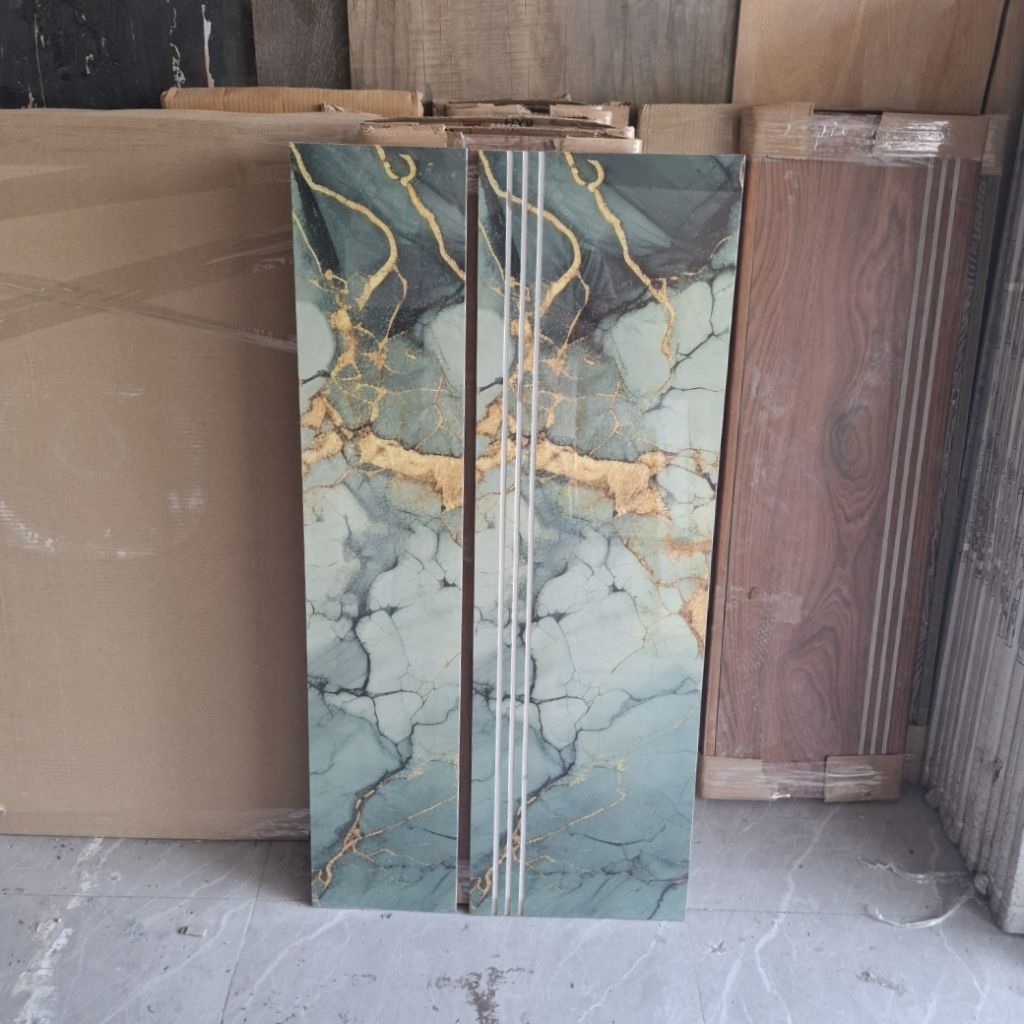 Granit anak tangga 30x90 20x90 stepnosing bullnose hijau marmer glosy valentino luana green