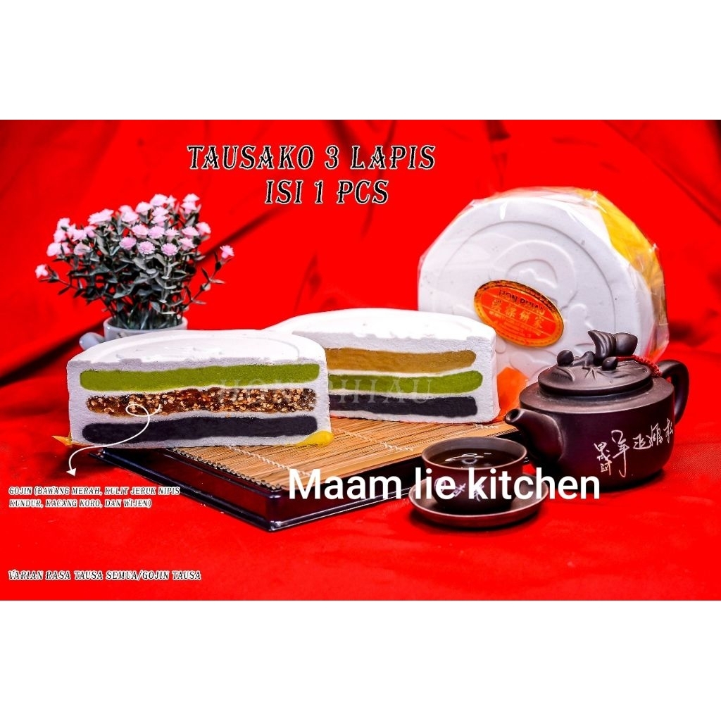 

Kue bulan 3 rasa ( pandan , gojin & kacang hitam)