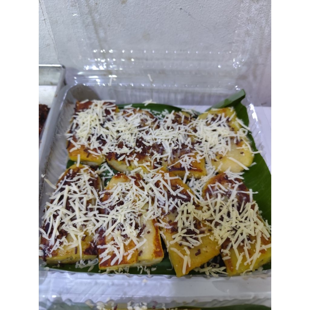 

Pisang geprek keju / coklat / keju coklat