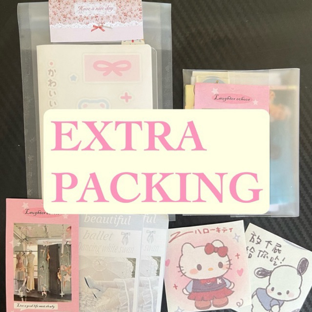 

[TIDAK WAJIB CO, BACA DESK DULU] packing tambahan lucu