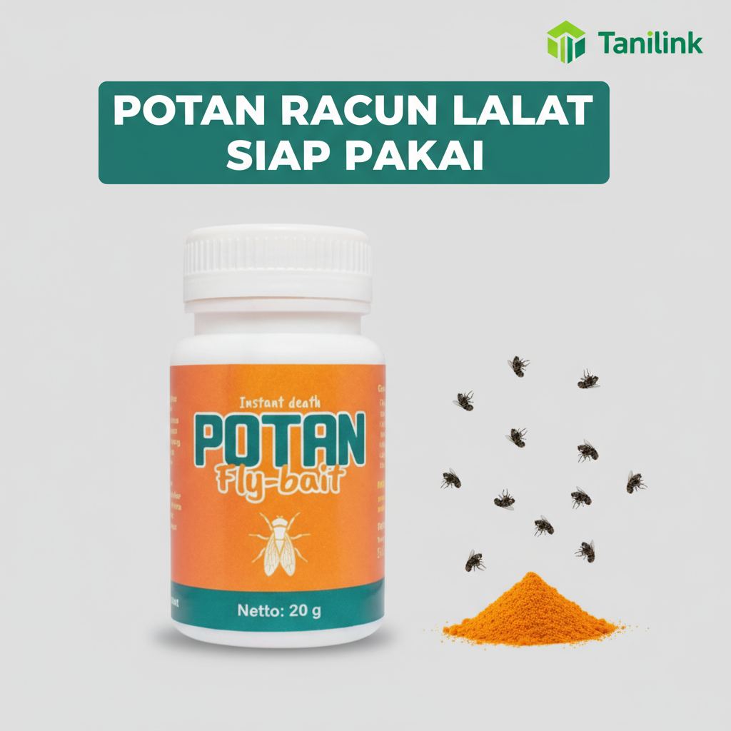 POTAN Racun Lalat Mati Seketika Pembasmi Lalat 100% Ampuh Anti Lalat Buah Pembasmi Lalat Limbah