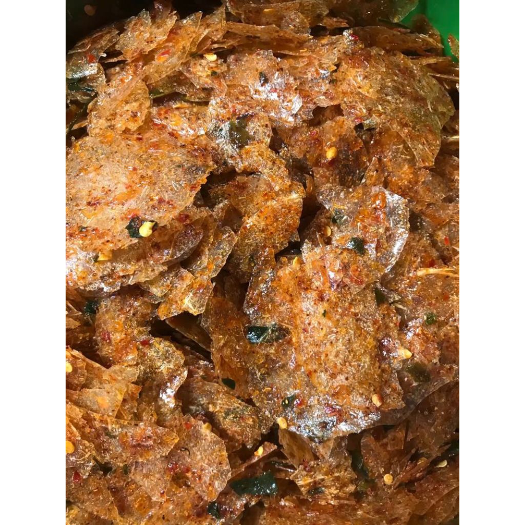 

Keripik Kaca Kripca Asin Pedas Daun jeruk 200 gr viral Bandung Snacks Kripik Food Cemilan