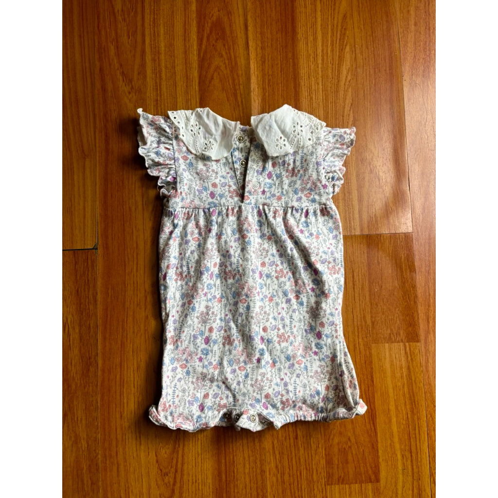 Dress Rompers Jumper Floral Bayi Newborn Preloved Mothercare