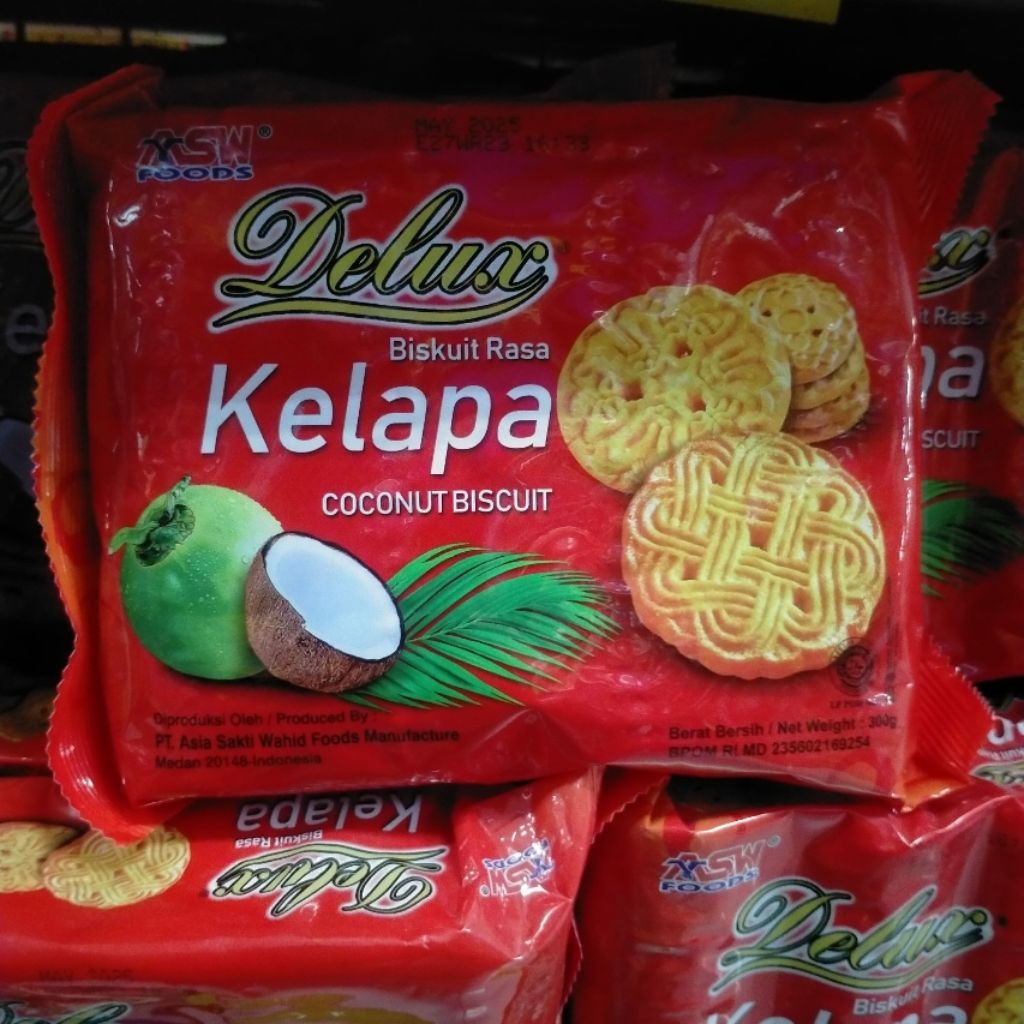 

Deluxe Kelapa Cookies Coconut Biscuit 300gr