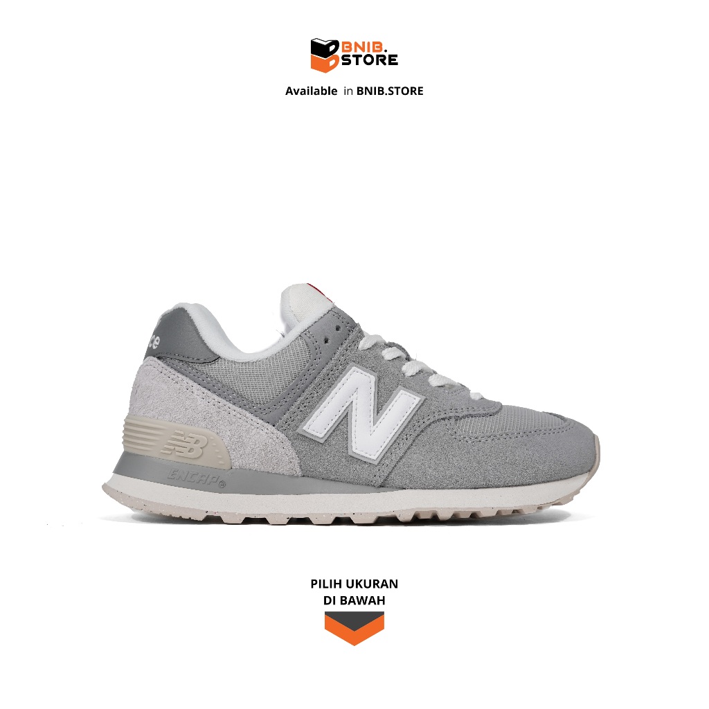 Sepatu Sneakers NB 574 Slate Grey [U574BKR] Original