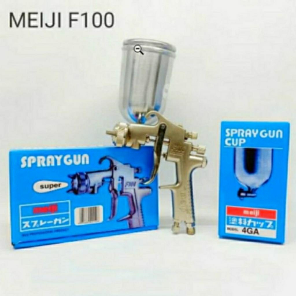 MEIJI SPRAY GUN F100 TABUNG ATAS / SPRAY GUN MEIJI