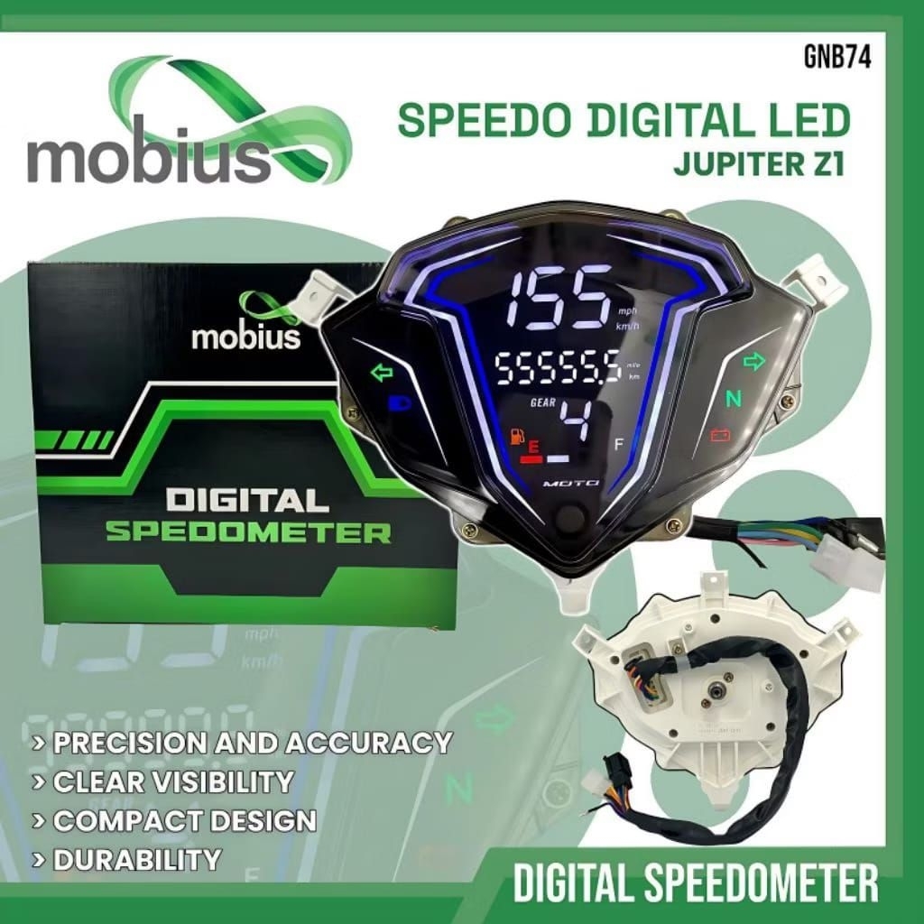SPEEDOMETER DIGITAL MOBIUS ORIGINAL JUPITER Z1 SPIDOMETER DIGITAL YAMAHA JUPITER Z1 PNP