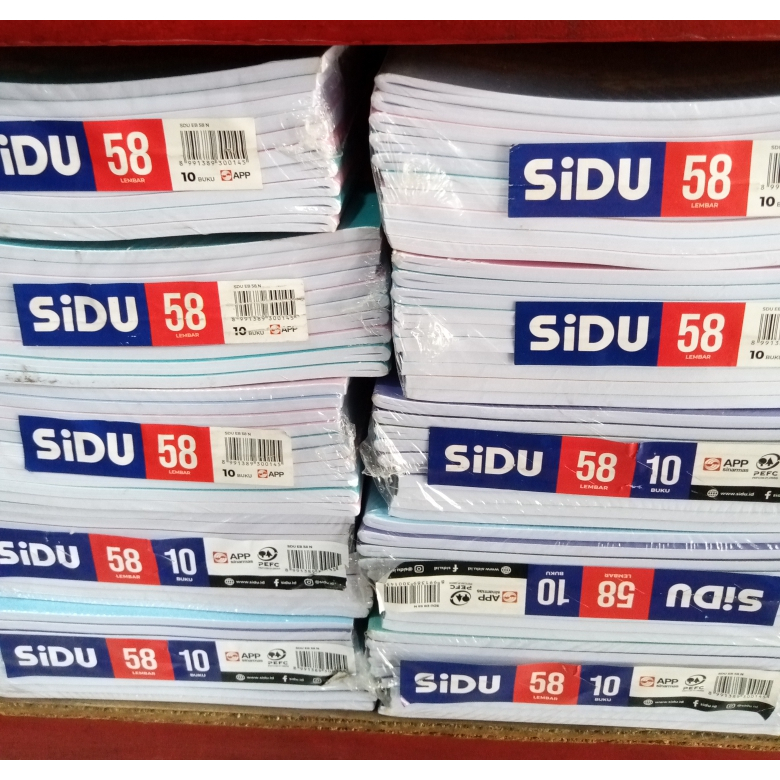 

Buku SIDU Qwarto 58 Lembar 1 Pack isi 10 Buku
