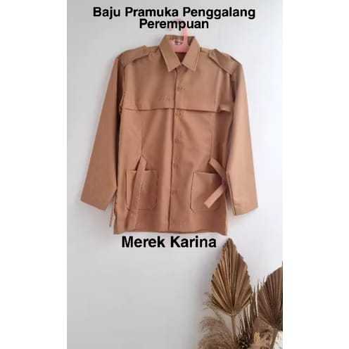 Seragam Sekolah | Pramuka Tali | Baju Pramuka Penggalang PEREMPUAN | SD | SMP | SMA | Tali Samping M