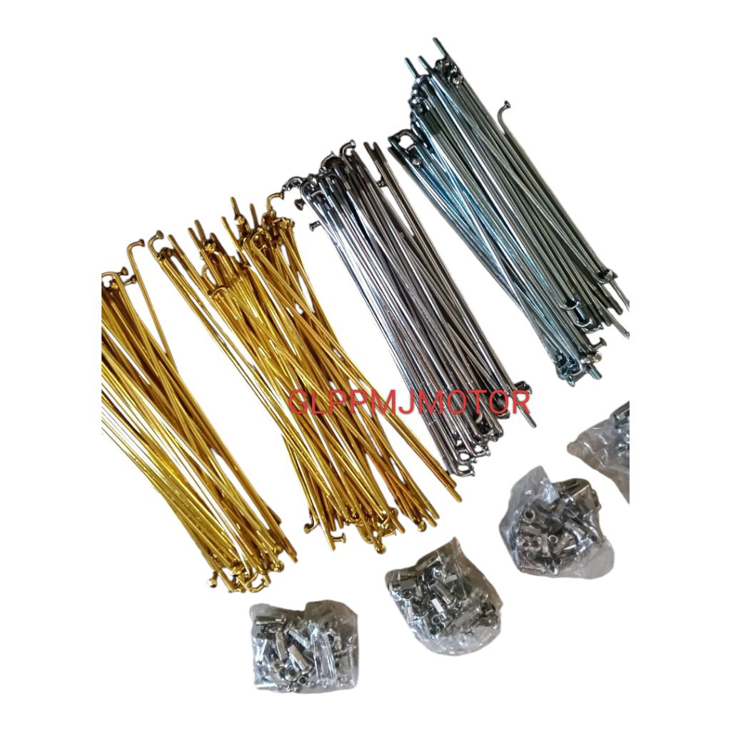 JARI JARI RUJI GOLD CROM NEKEL SET DEPAN BELAKANG HONDA ASTREA GRAND C50 C70 C700 C800 STAR PRIMA C 