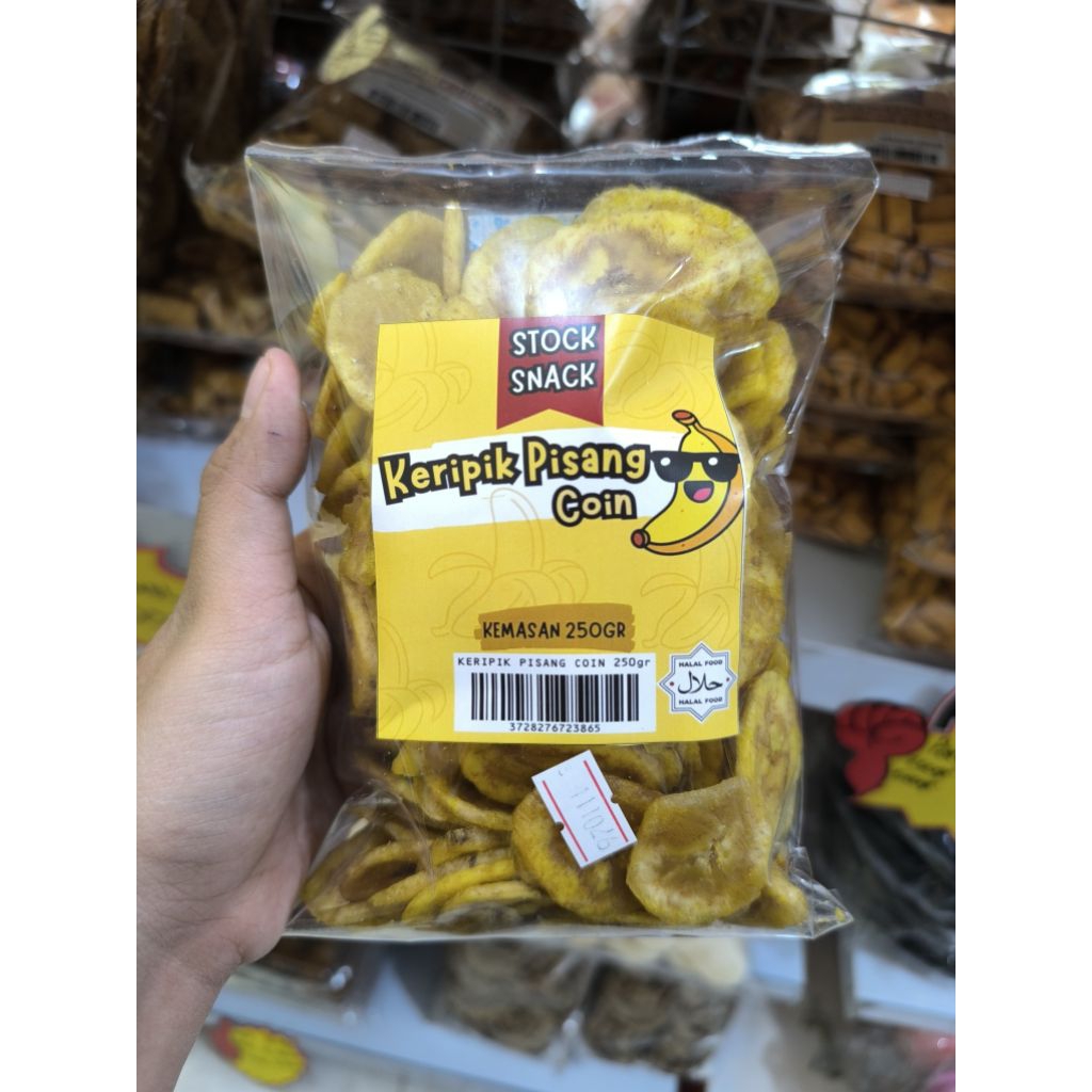 

Keripik Pisang coin Manis Madu 250gr