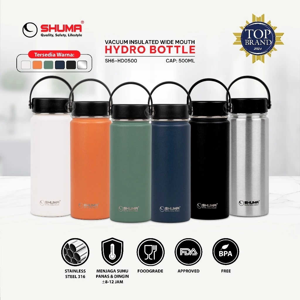 SHUMA Vacuum Hydro Bottle 500ml