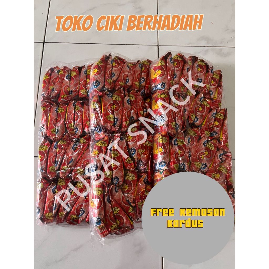 

(FREE PACKINGAN KARDUS)snack cinta stik berhadiah uang dan emas jika beruntung isi 10 GURIH ENAK JADUL