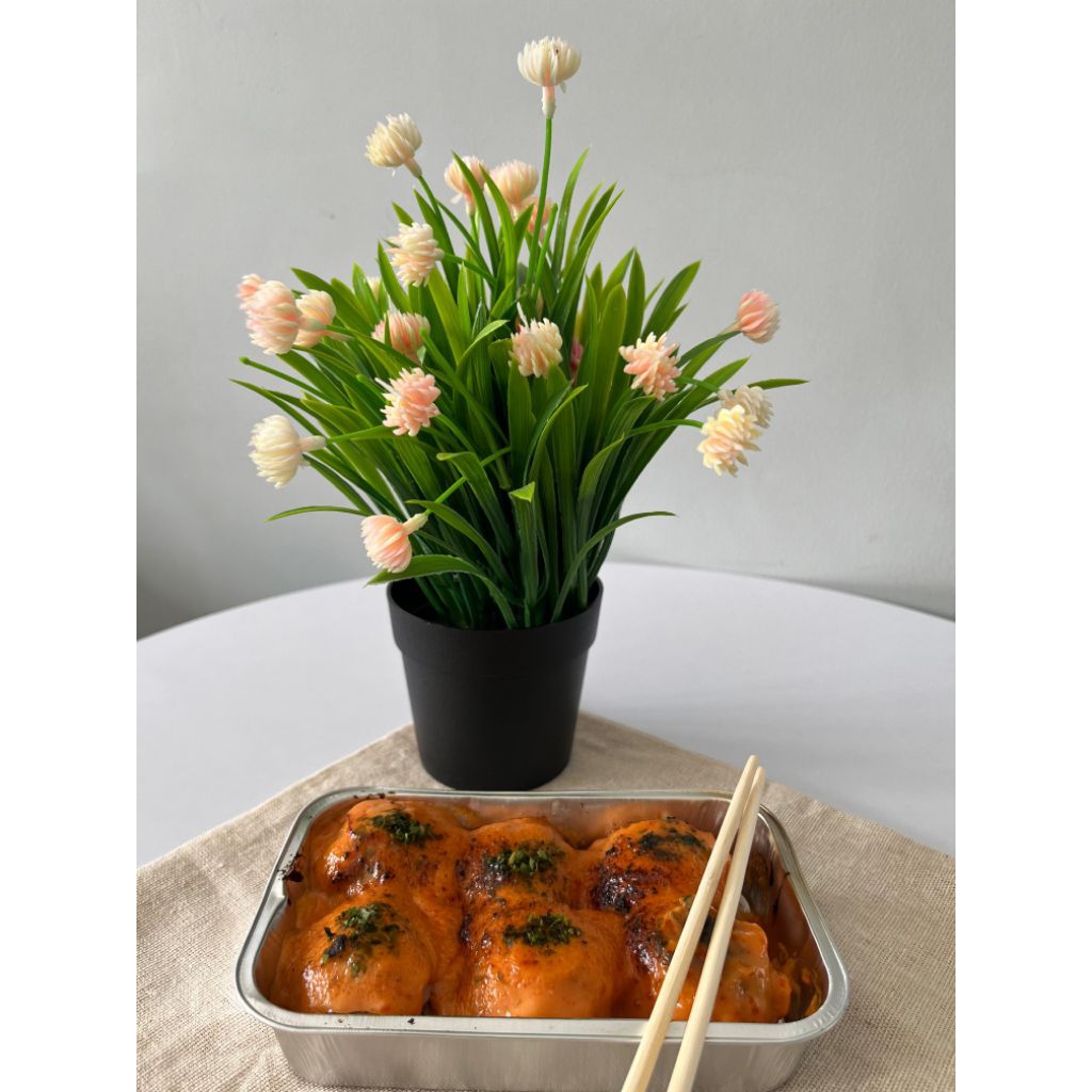 

Ugh Dimsum Mentai dengan saus mentai dengan tobiko asli isi 6 & 16