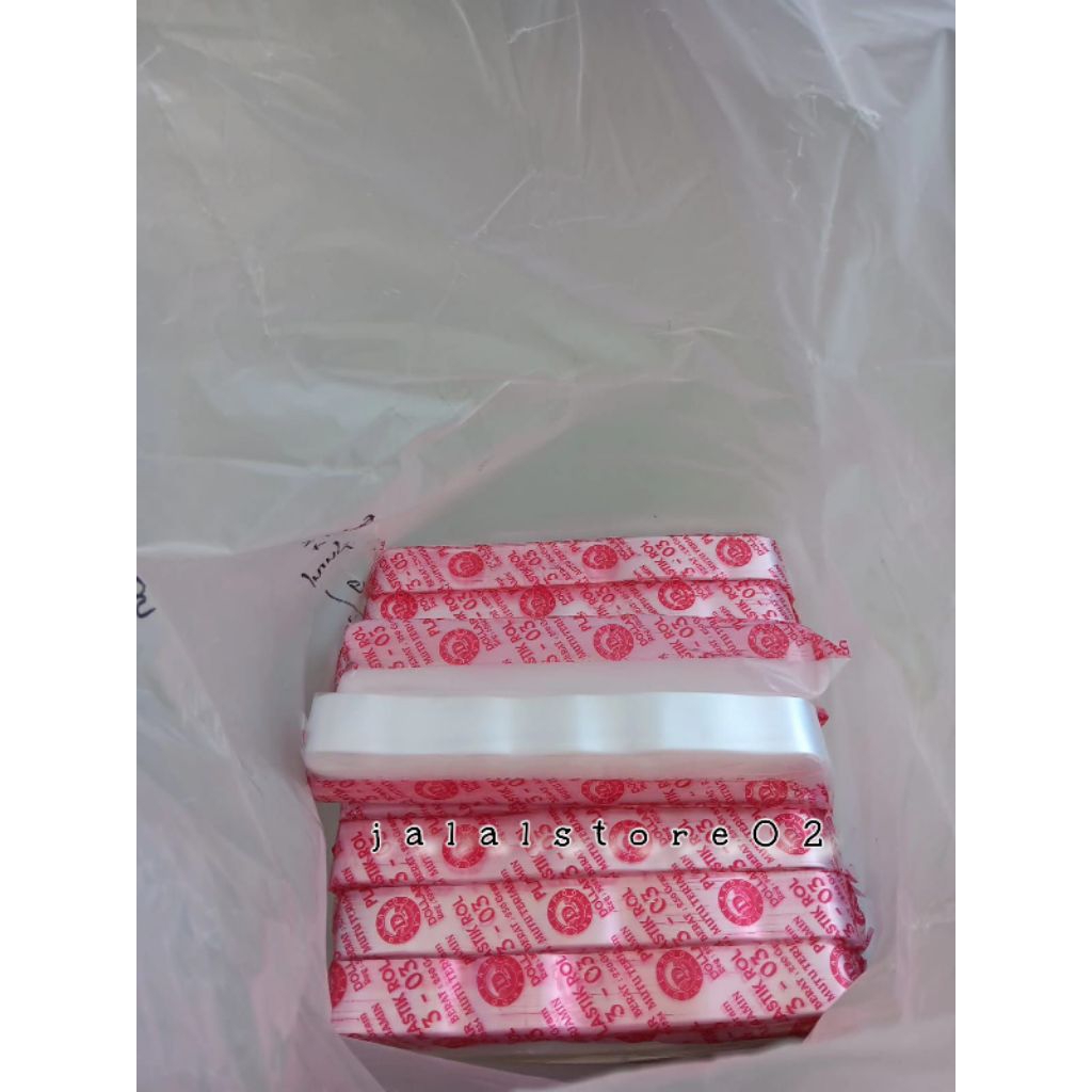 

Plastik PP Roll / Pembungkus Gulungan Kertas Kado 250 gram