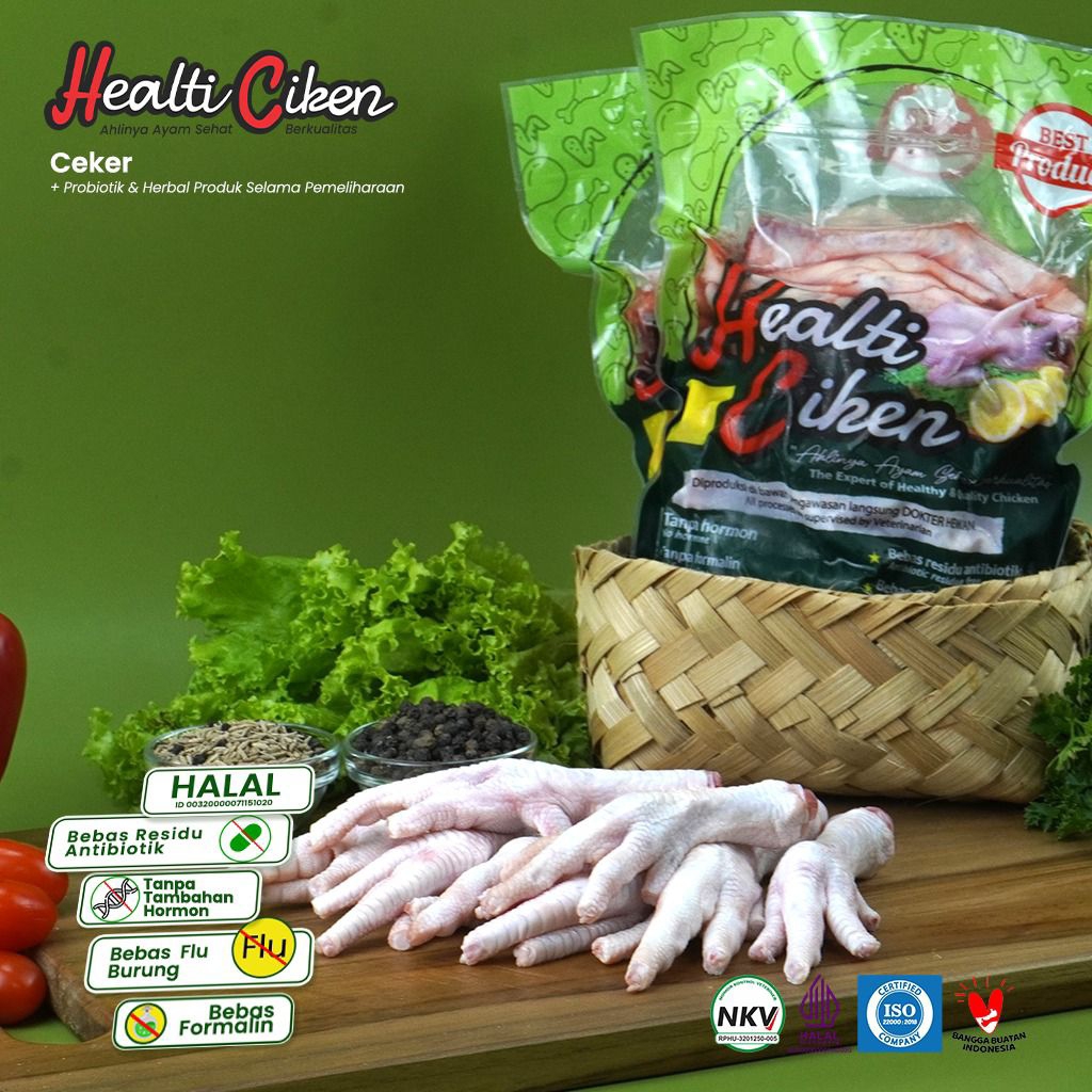 

Ceker Ayam Probiotik Healti Ciken – Frozen Food Fresh & Halal