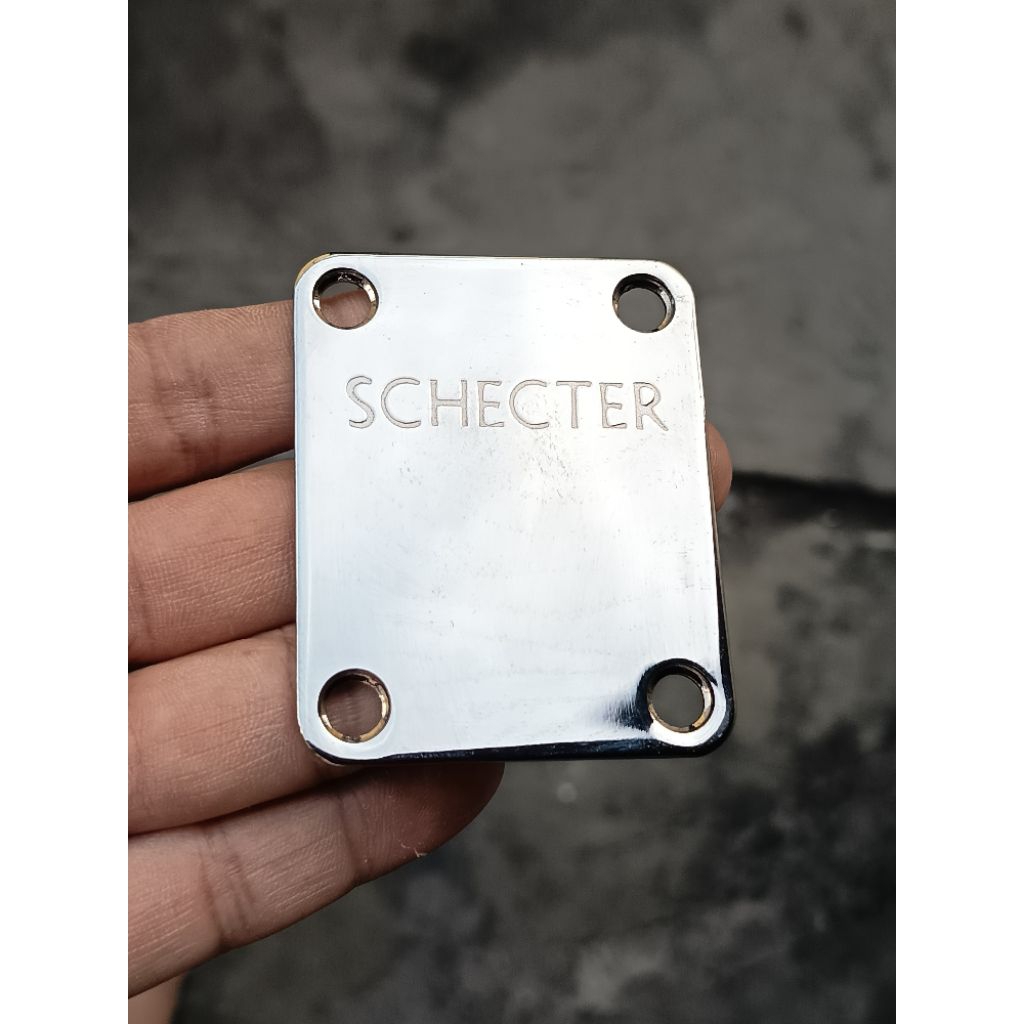 NECK PLATE GITAR "SCHECTER" ORIGINAL