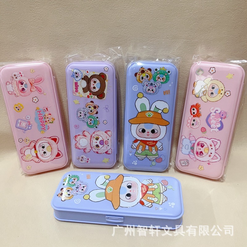 

{Baby Three} Kotak Pensil Lucu Imut dan Menarik Bahan Premium Tebal Karakter Baby Three by Kakabicam