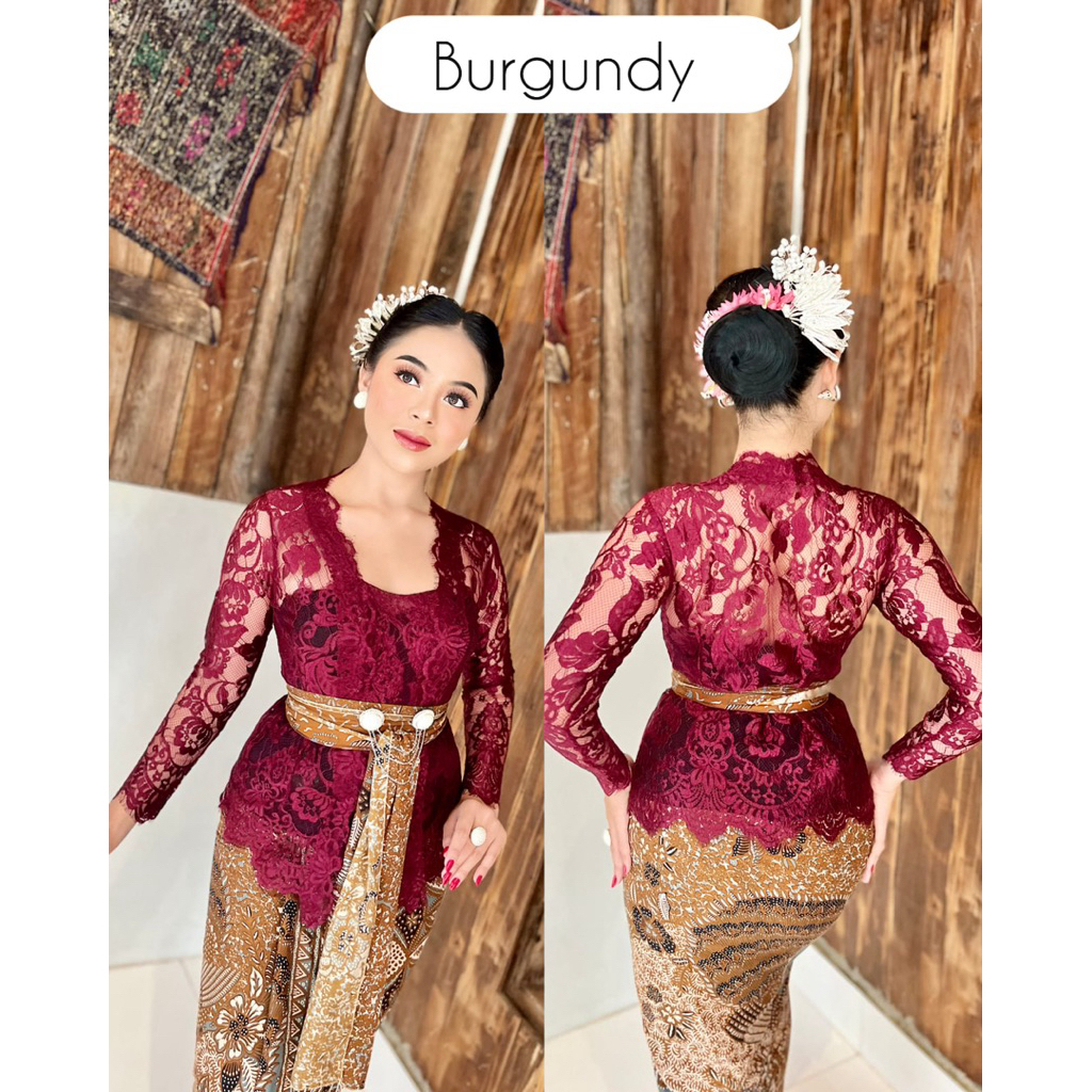 KEBAYA BALI BROKAT METALIK