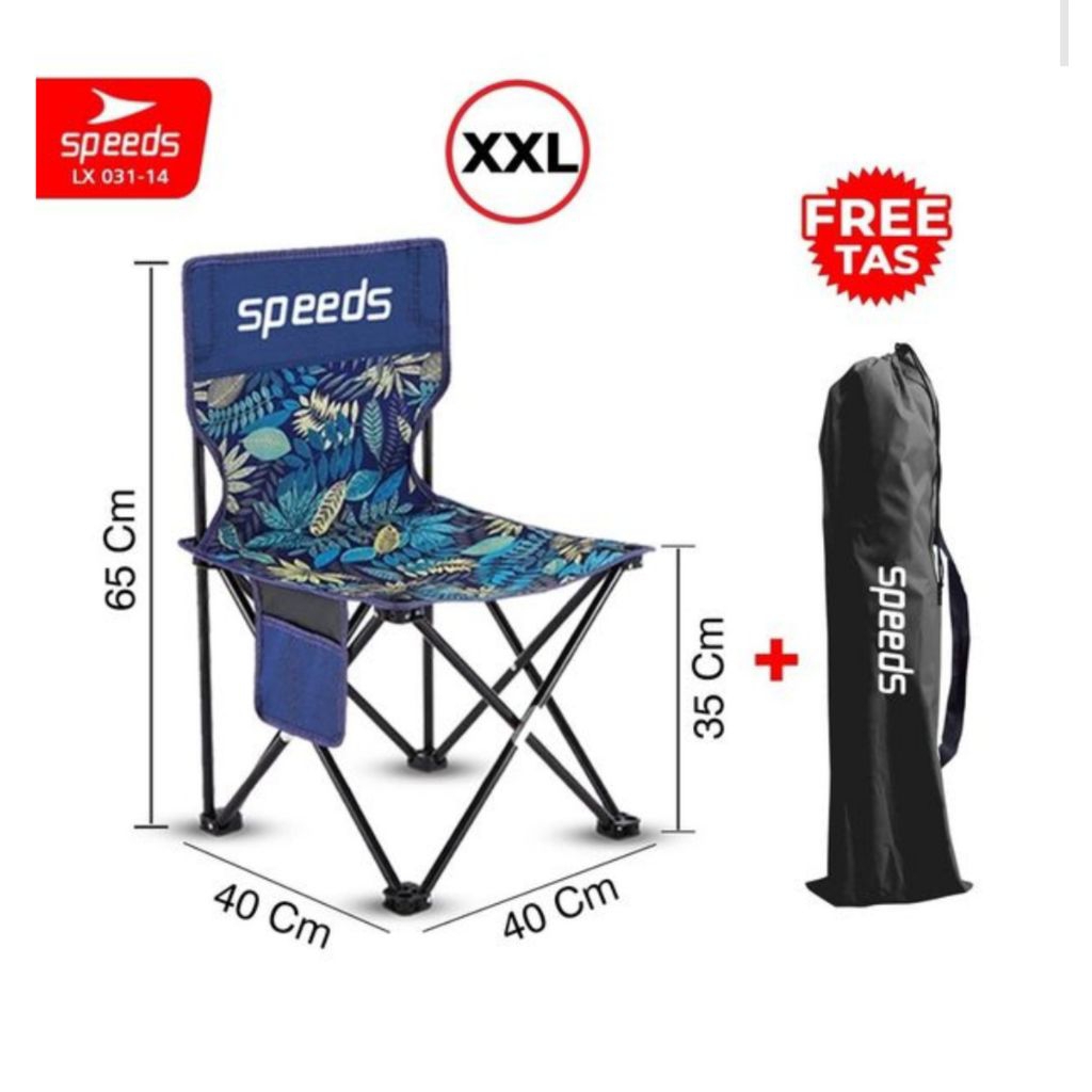 kursi lipat/pancing/kursi traveling/camping/speed santai xxl