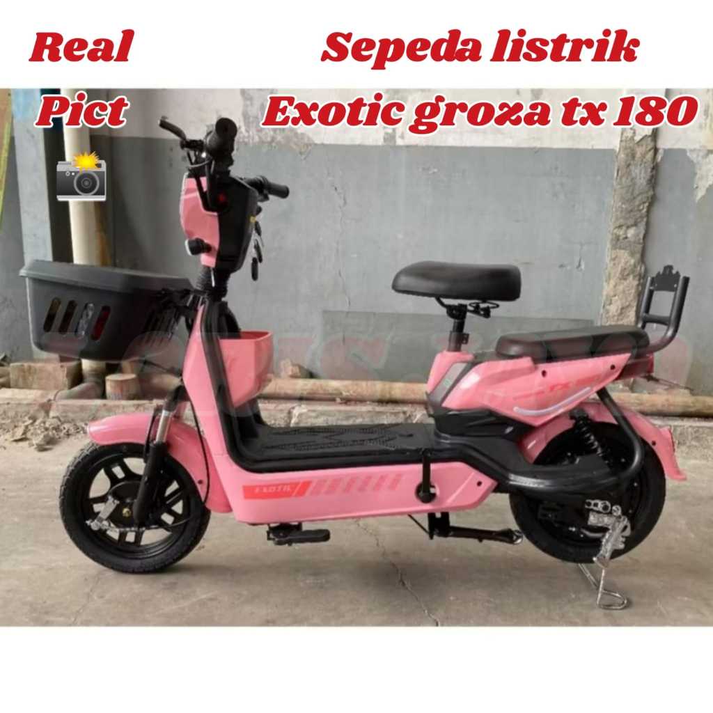 SEPEDA LISTRIK EXOTIC GROZA TX 180 500 WATT 48V I-BIKE EXOTIC GROZA SEPEDA LISTRIK EXOTIC GROZA TX