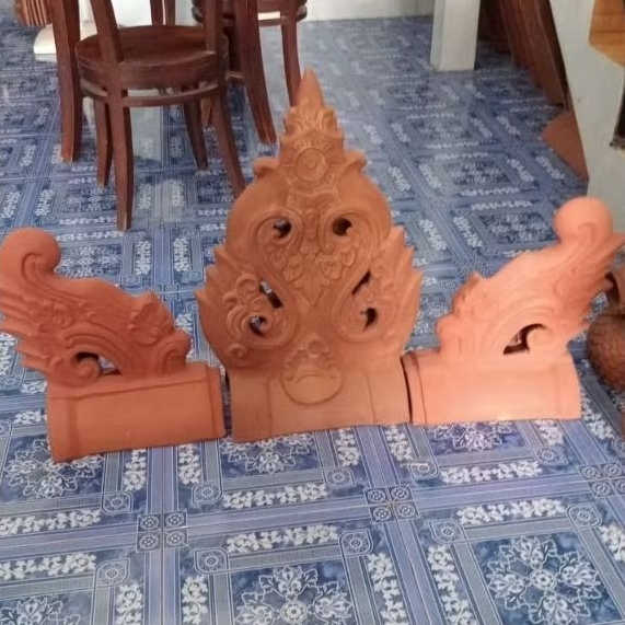 wuwung mahkota nok tengah motif bali set 3pcs