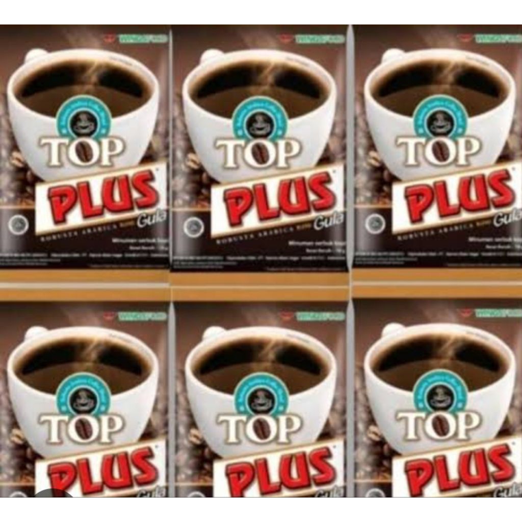 

kopi top plus 1renteng isi 10saset