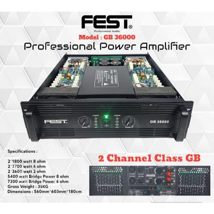 Power Amplifier FEST GB 36000 Original Fest GB36000 | LAPAK ELEKTRONIK