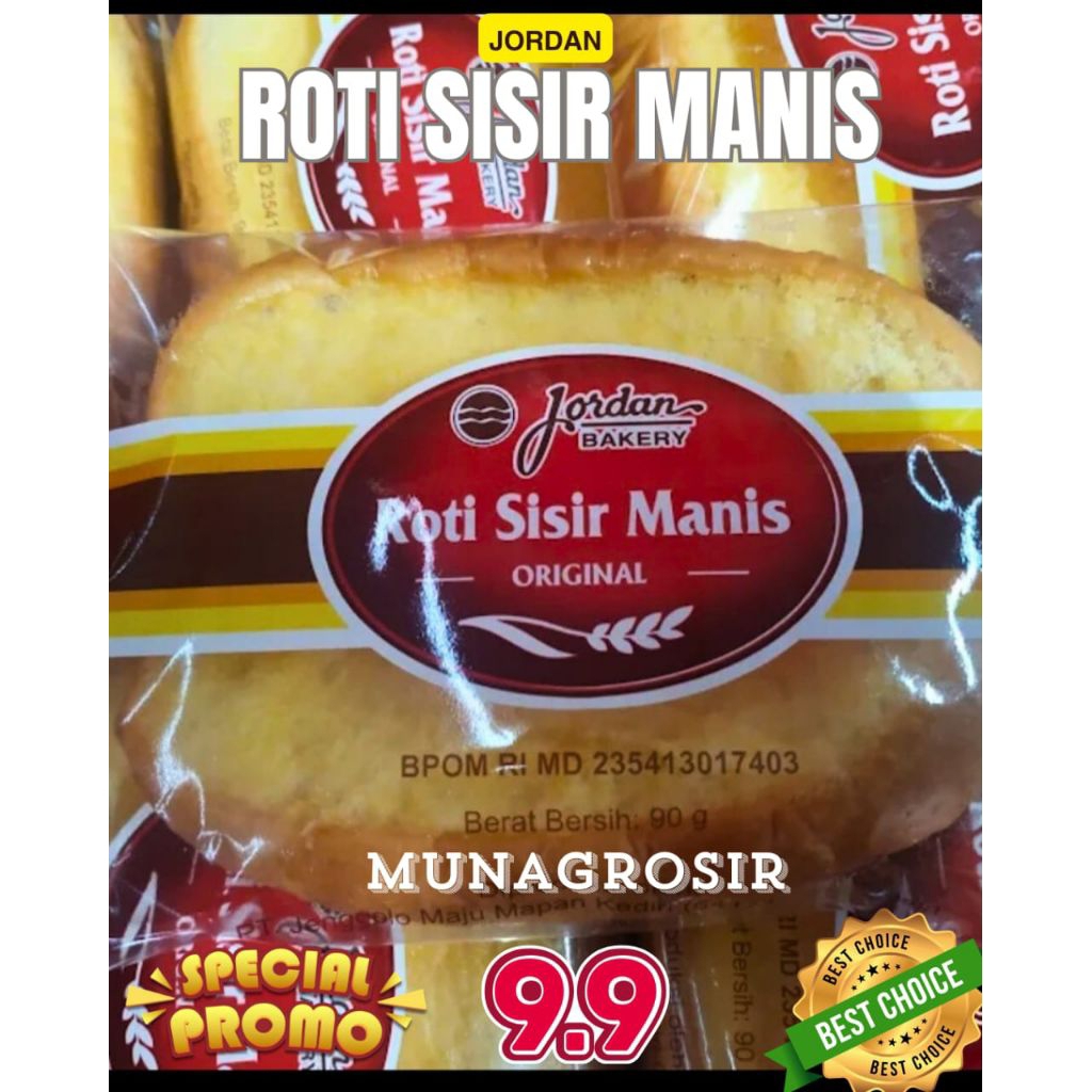 

Roti Sisir Manis Jordan Isi 5 Pcs Enak Murah