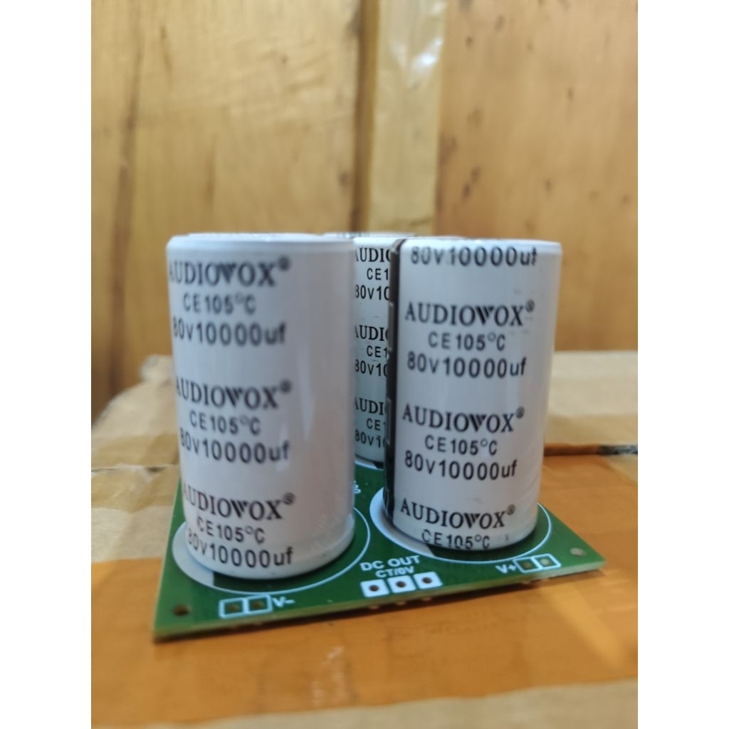 KIT PCB PSU 6 ELCO 80V 10000UF AUDIOVOX 1 SET