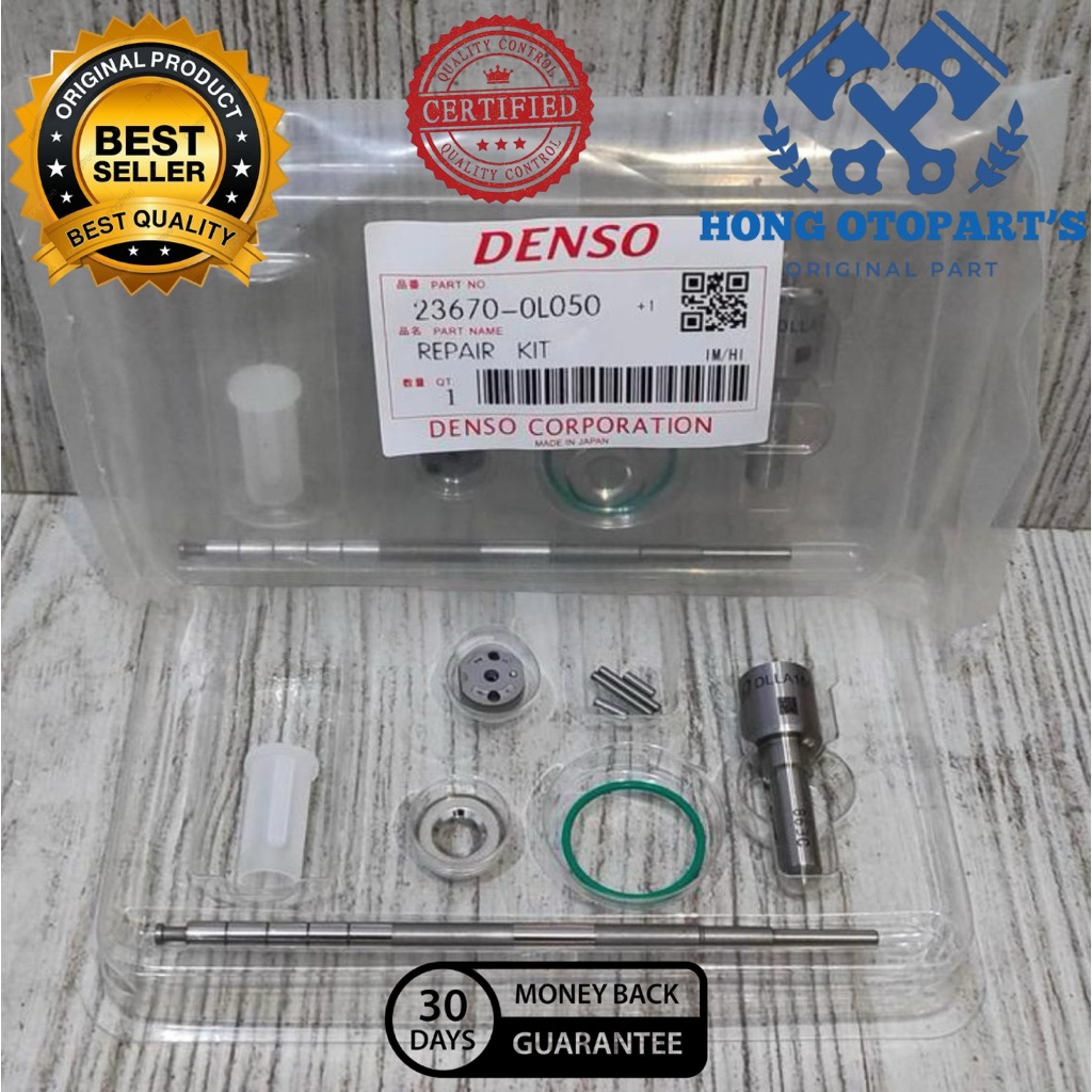 REPAIR KIT INJECTOR HILUX 3.0 1KD 23670-0L050 DENSO