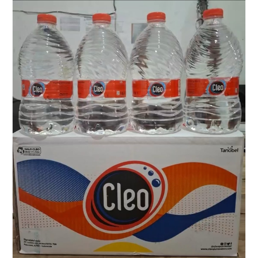 

CLEO KEMASAN BARU 1LT KARTON ISI 12pcs