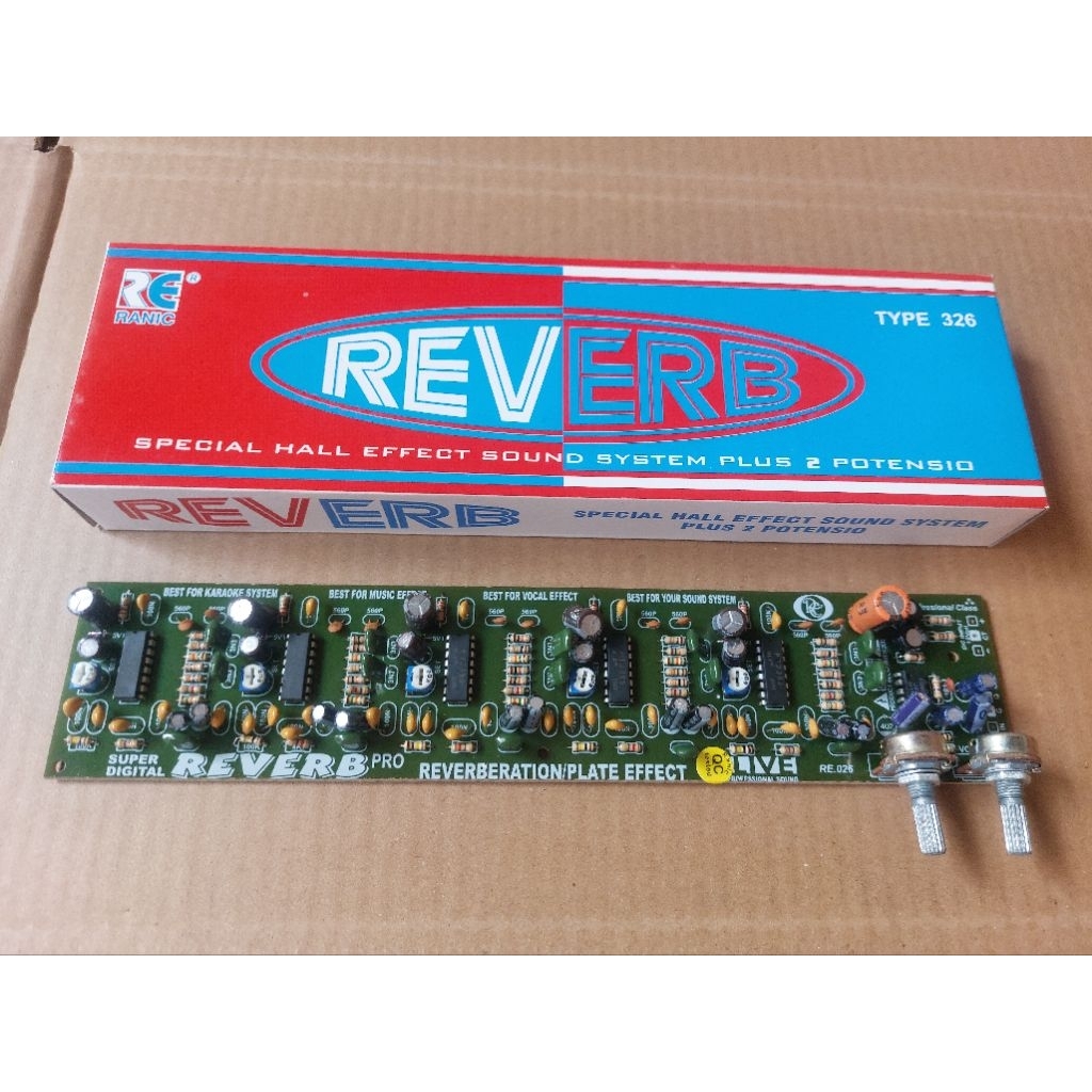 Kit Effec Echo Reverb 2 Potensio 5 IC