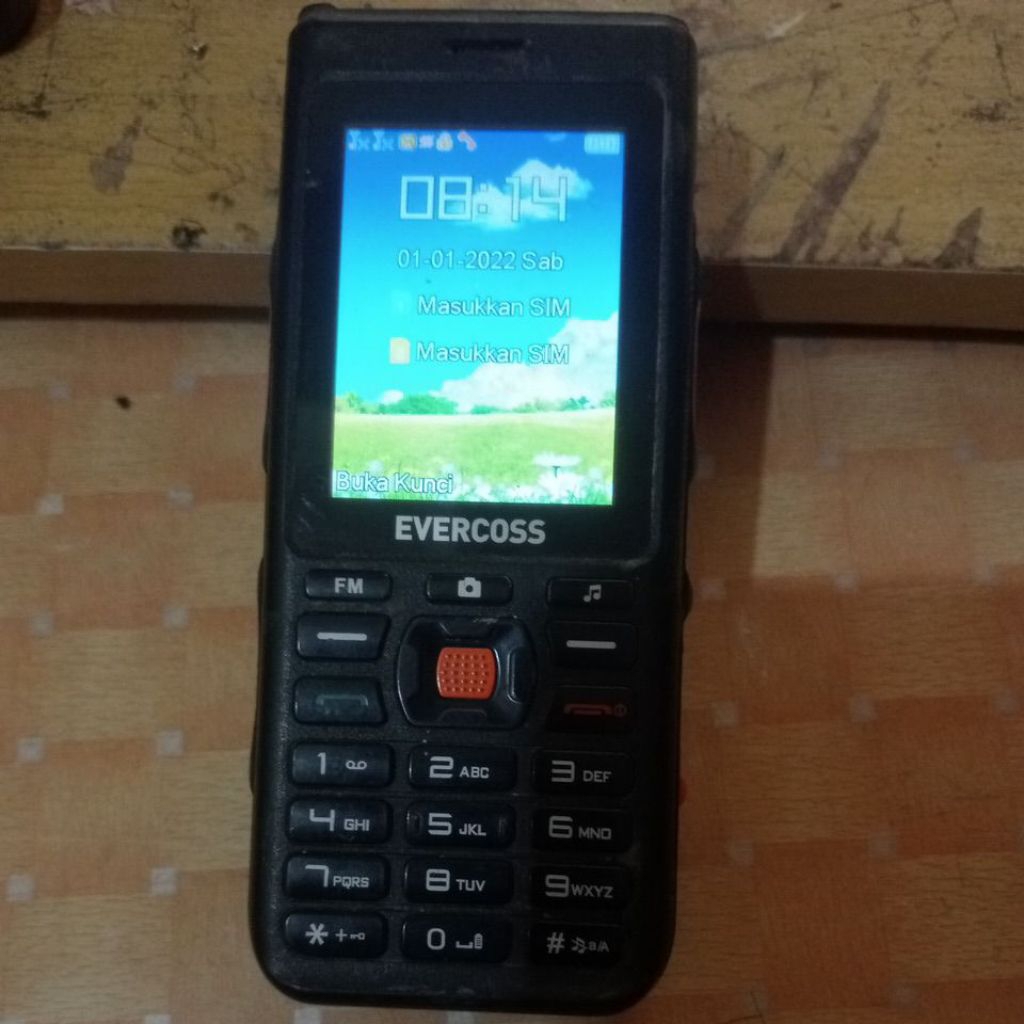 hp gunung Evercoss scond normal