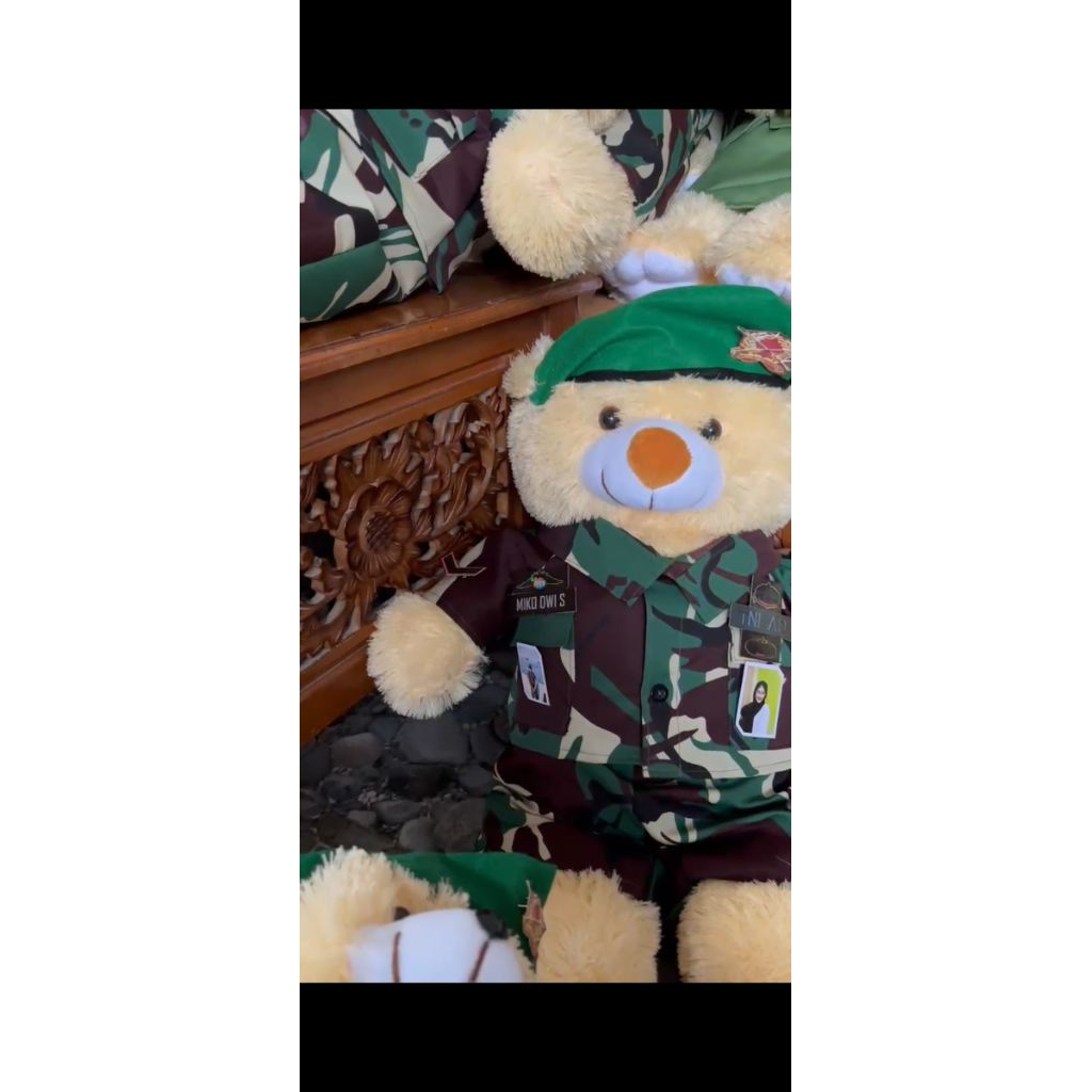 Boneka profesi TNI / Persit / polri / bhayangkari /wisuda