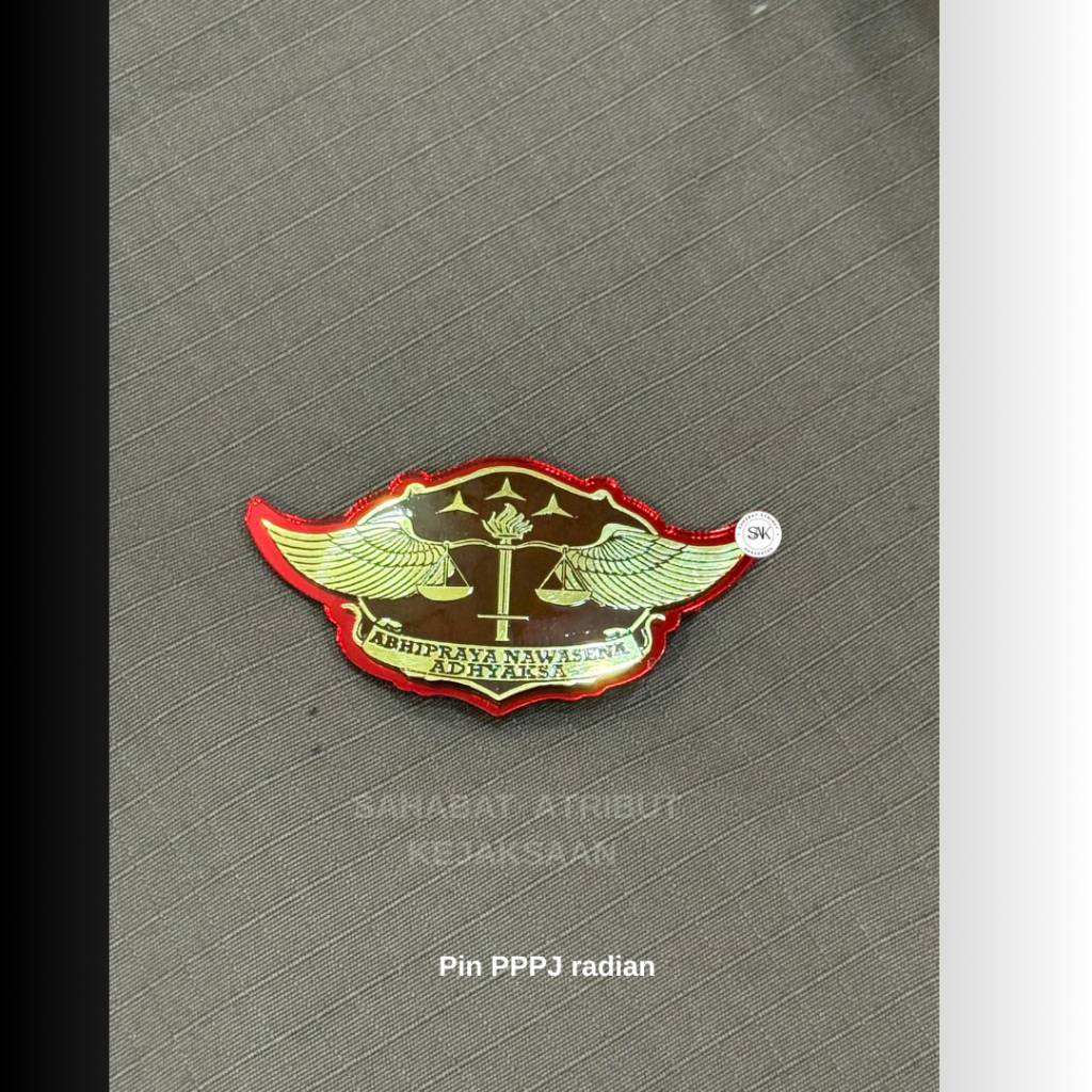 Pin Alumni Jaksa PPPJ 2025 - Pin Penghargaan ABHIPRAYA NAWASENA ADHYAKSA