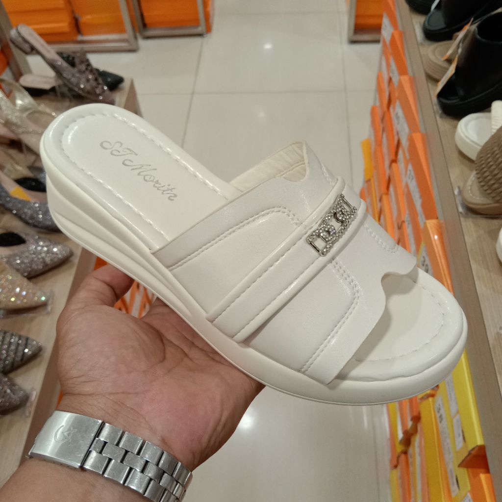 ST MORITZ SANDAL WEDGES CASUAL WANITA ORIGINAL