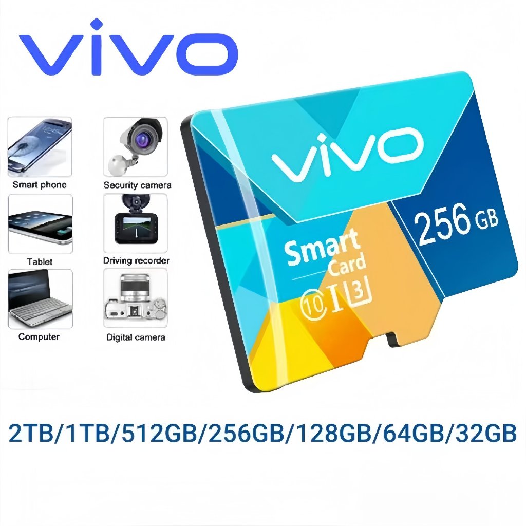 vivo smart card Class10 U3 I1 Micro sd sdxc 32GB 64GB 512GB 256GB 128GB 1TB 2TB memory card