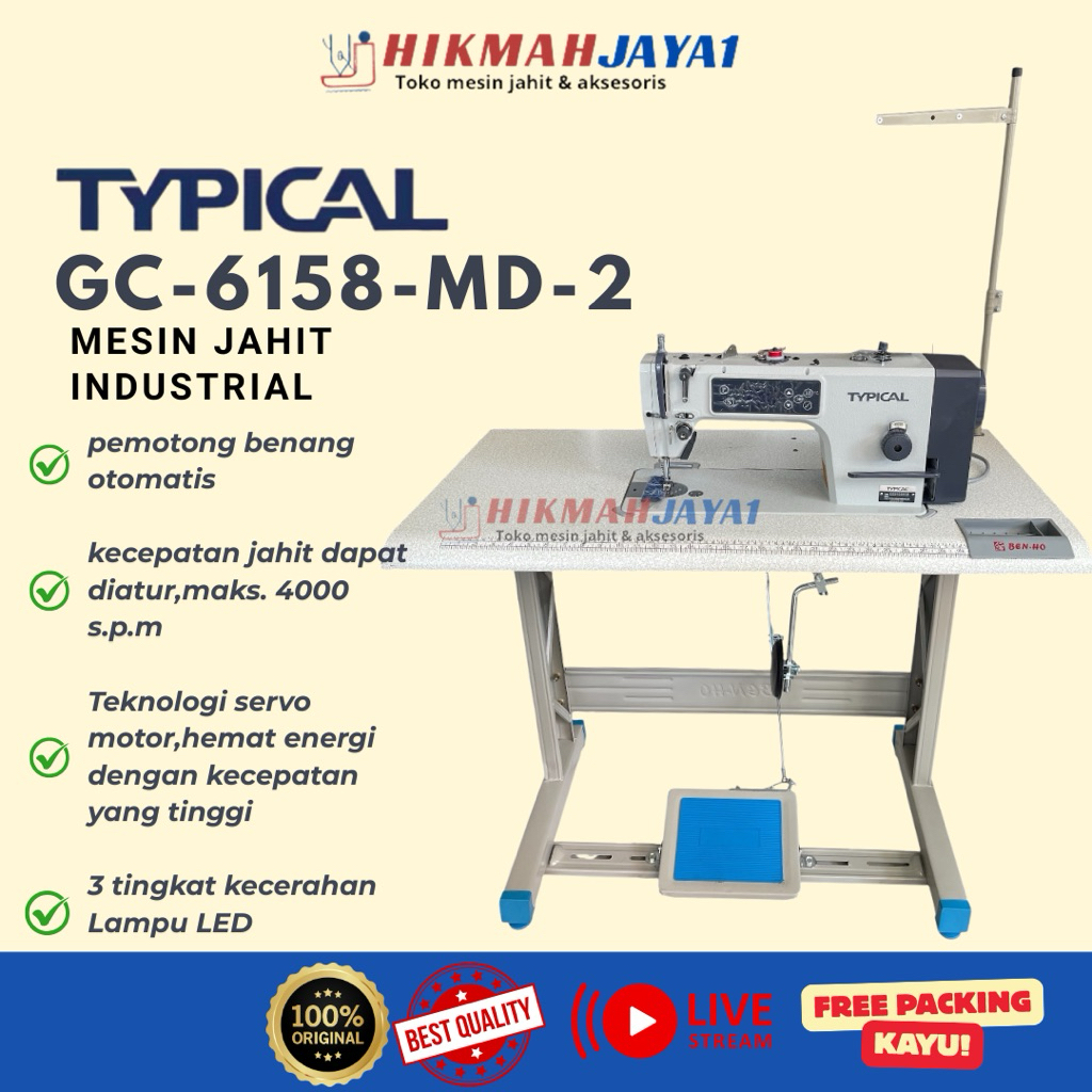 Mesin Jahit Otomatis dan Dyrect Typical New