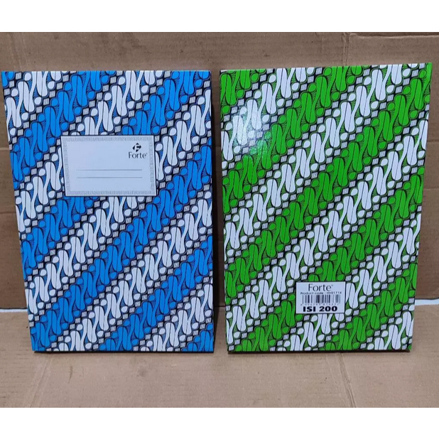 

BUKU FOLIO FORTE 200 LEMBAR / BUKU TULIS HARDCOVER