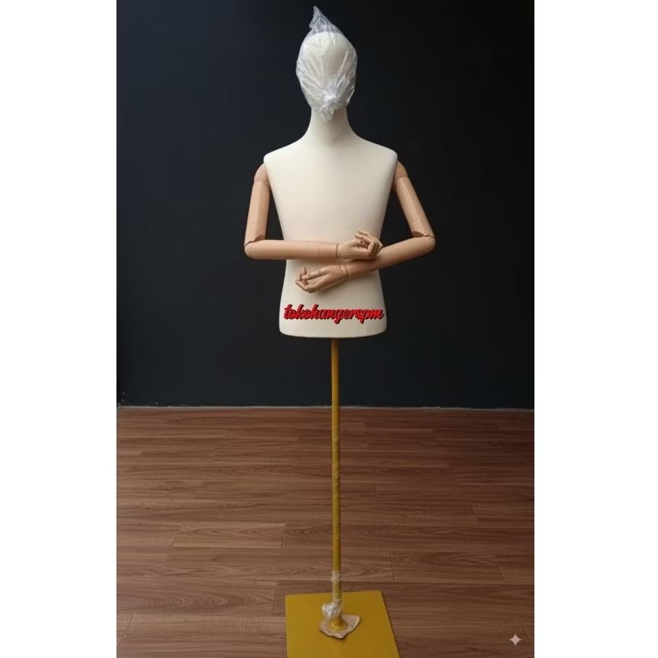Patung tusuk jarum Pria // manekin tangan robot Pria // manekin setengah badan pria