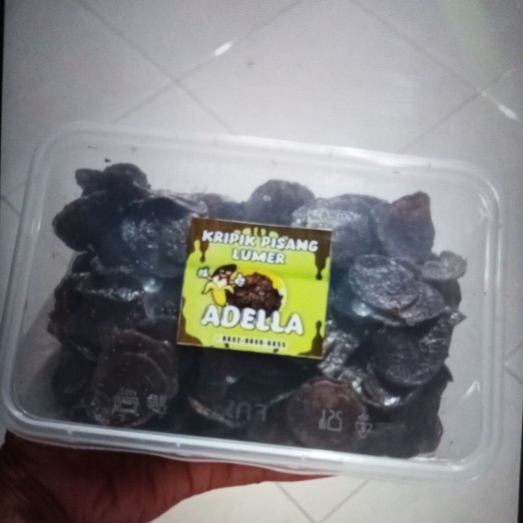 

keripik pisang coklat lumer