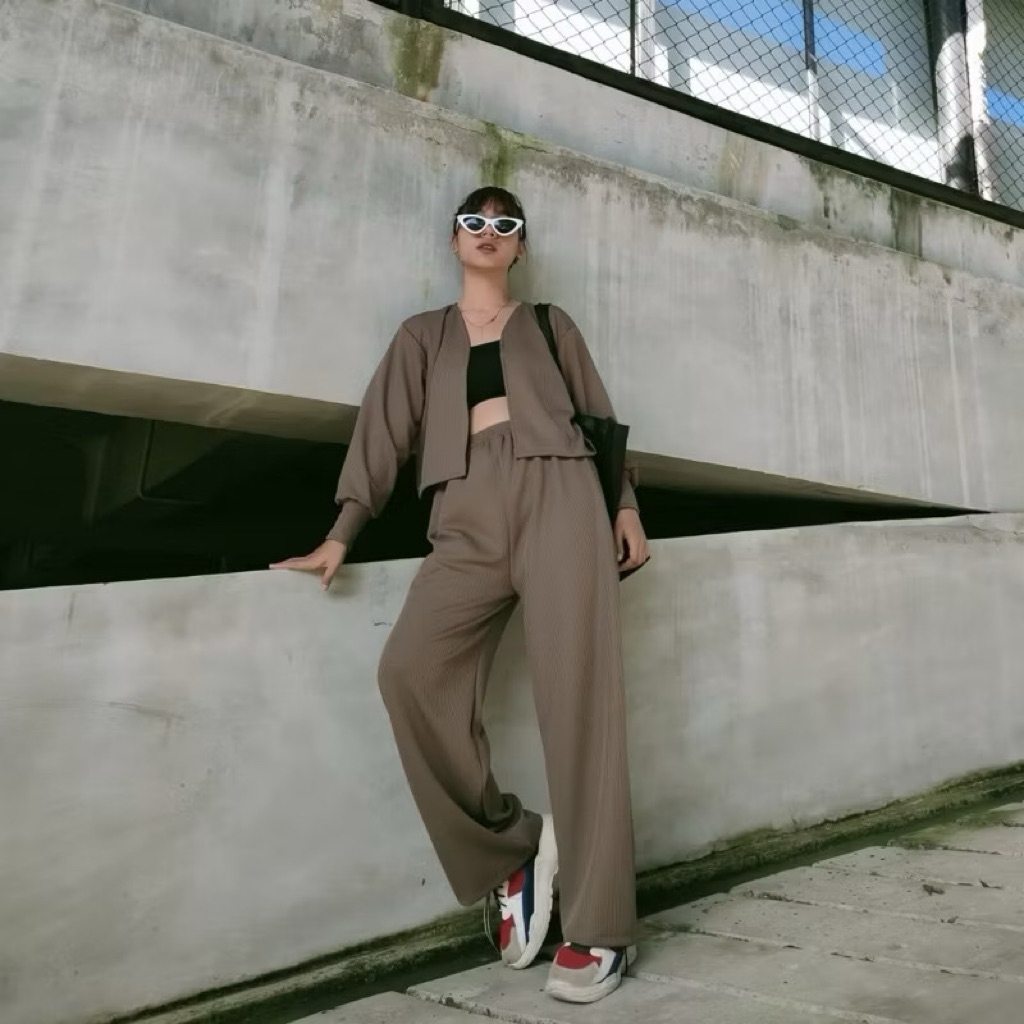 Preloved One set Rib Knit