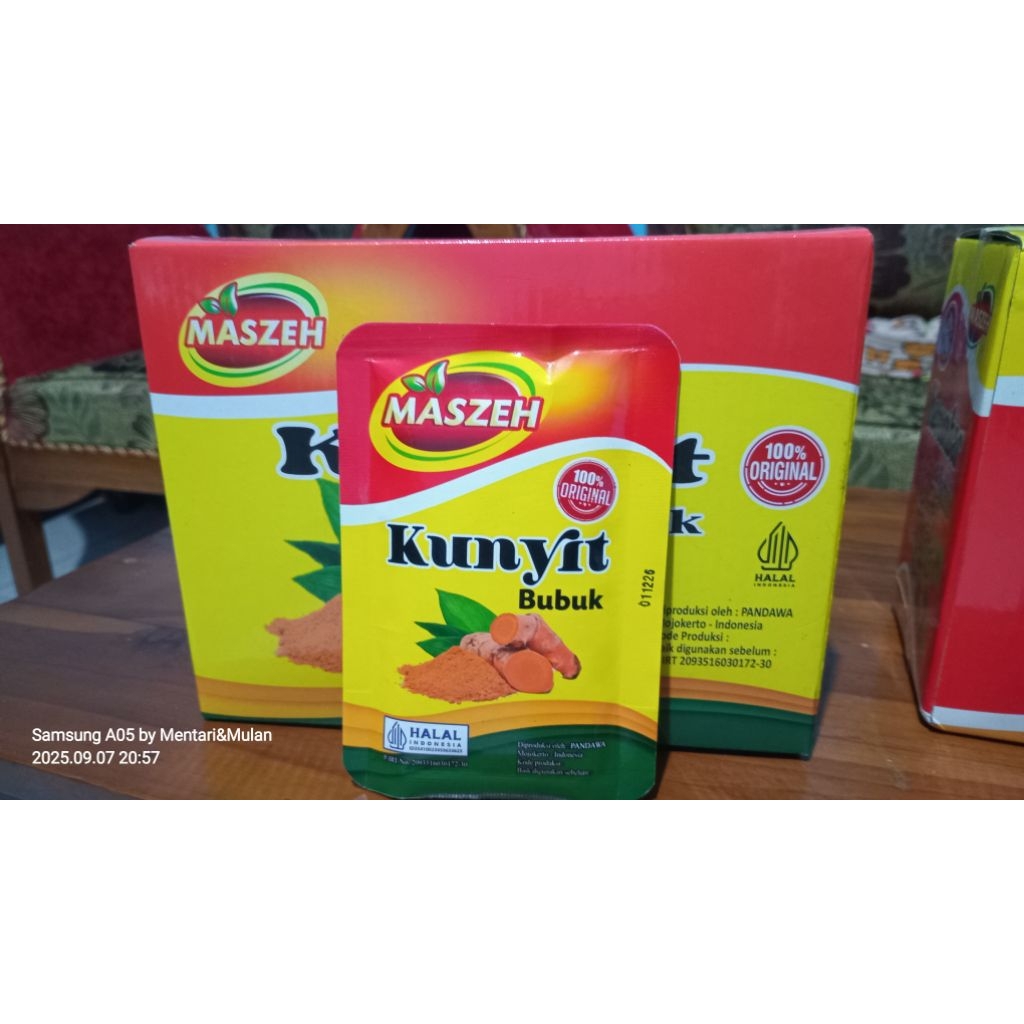 

KUNYITBUBUKMASZEHkemasan(50gram)