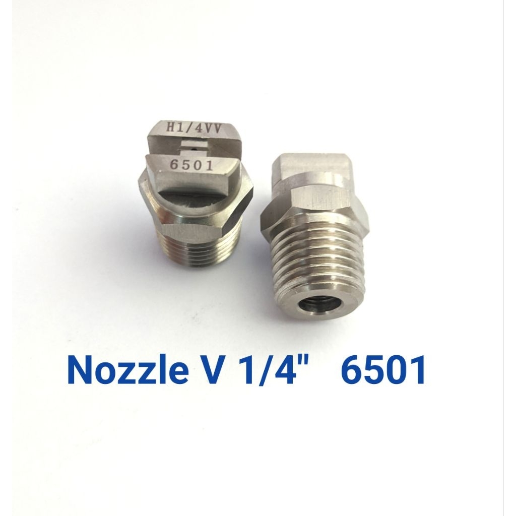 Nozzle Vee Jet Stainless 1/4 (6501) / Spray Nozzle Vee Jet Stainless