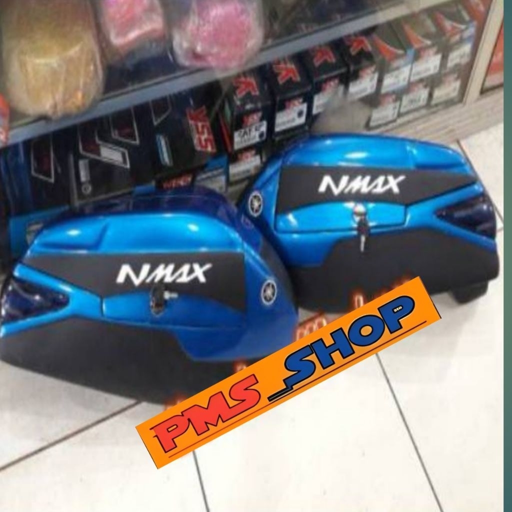 SIDE BOX CUSTOM NMAX LAMA DILENGKAPI LAMPU LED SIDEBOX NMAX BOX KANAN KIRI NMAX BOX SAMPING NMAX